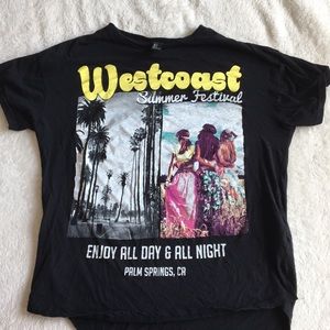 West coast summer festival tee